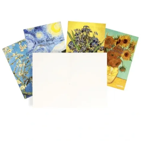 Szkicownik Lenwa A5/120/100g V. van Gogh Gwiaździsta noc - 2